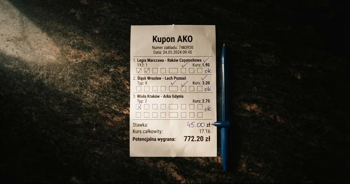 Kupony na zakłady bukmacherskie 2026 — rodzaje, wypełnianie, podatek 12%